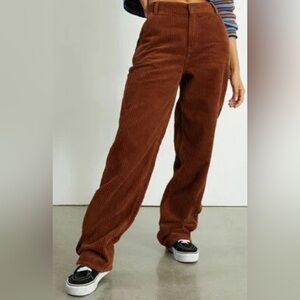 PACSUN Brown Corduroy Women's Pants